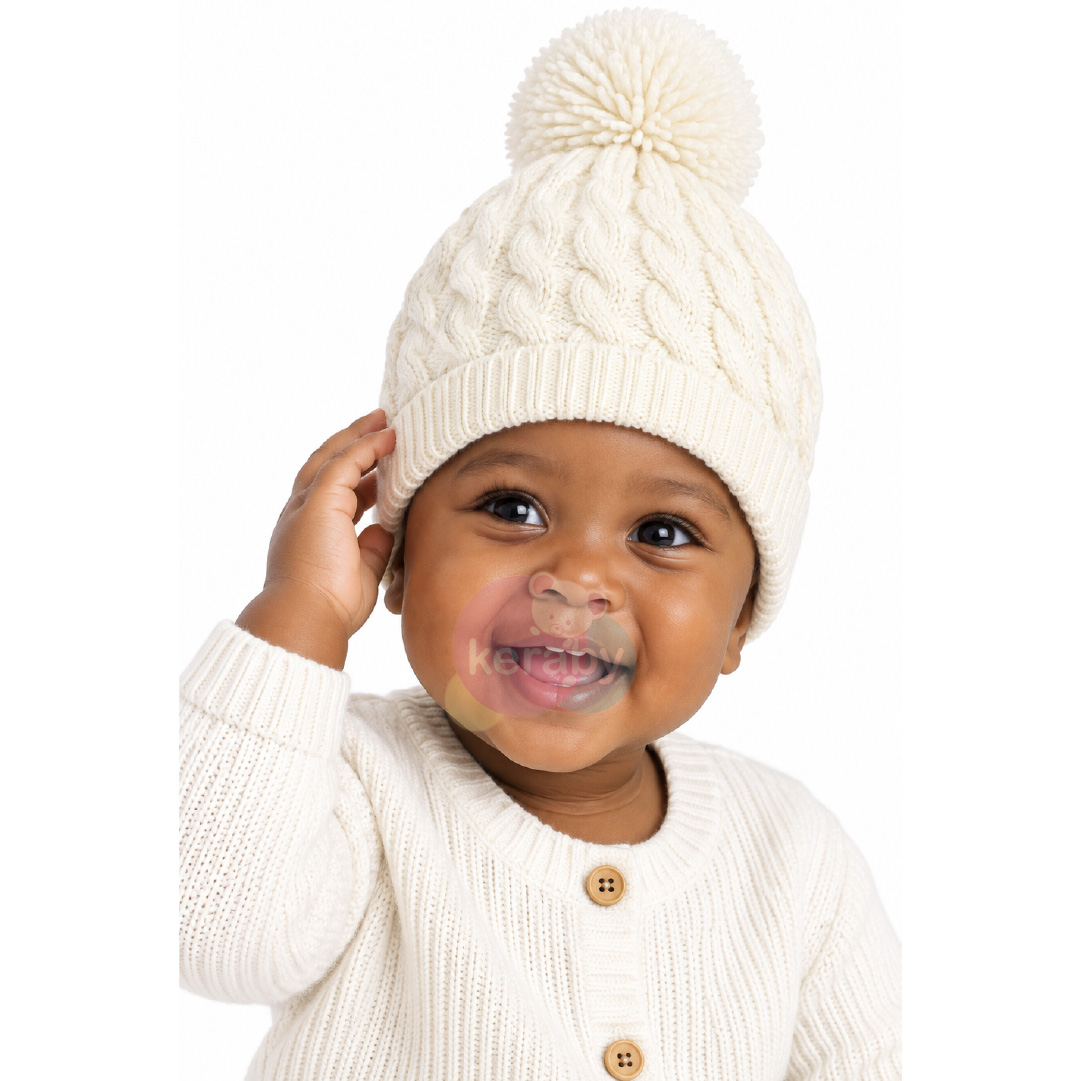 BONNET LAINE AVEC 1 PONPON-BG2 — photo 4