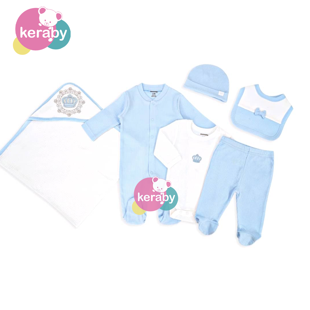 KIT DE NAISSANCE 7PCS COURONNE