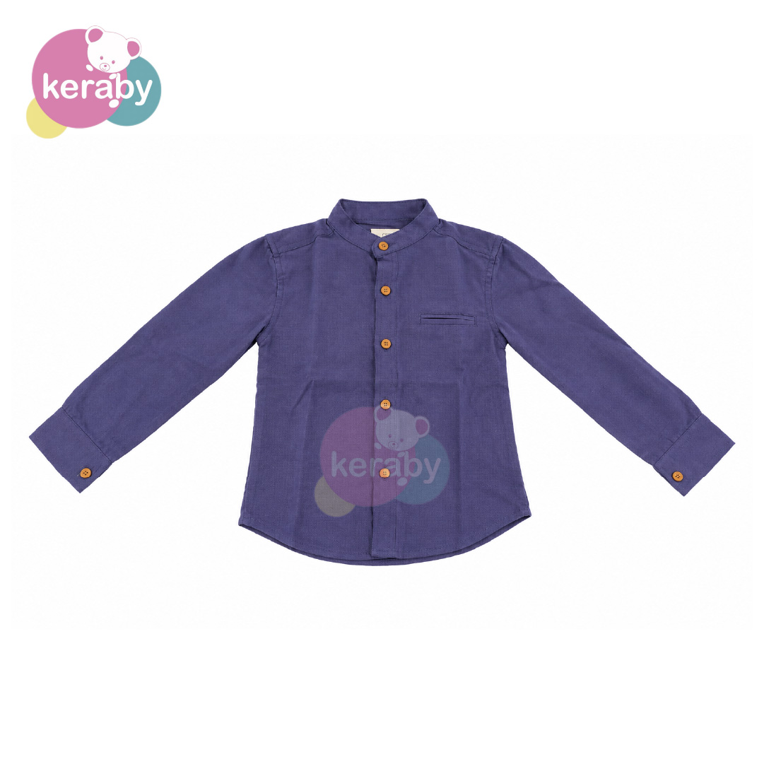 CHEMISE ML BLEU-G2