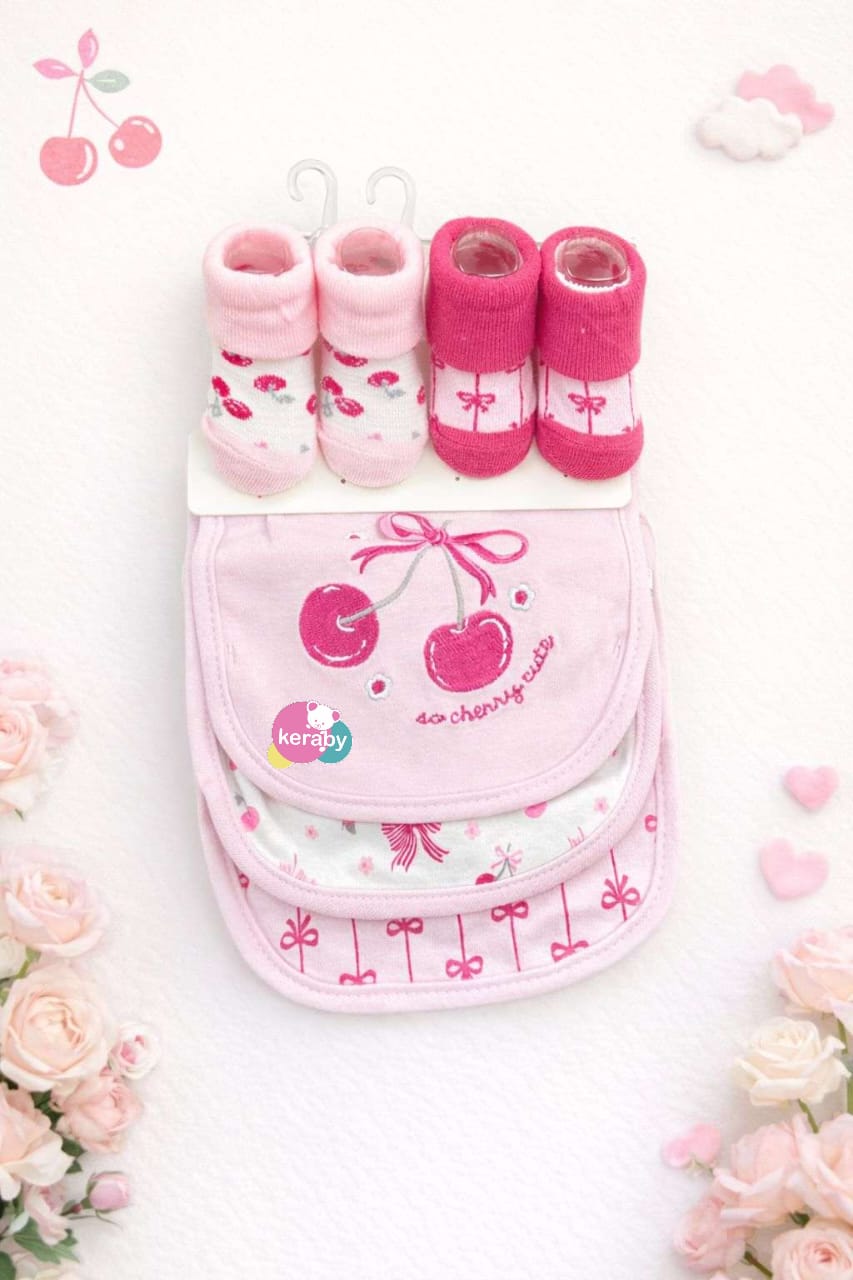 BAVOIR LOT DE 3 + 4 CHAUSSON FILLE-F2