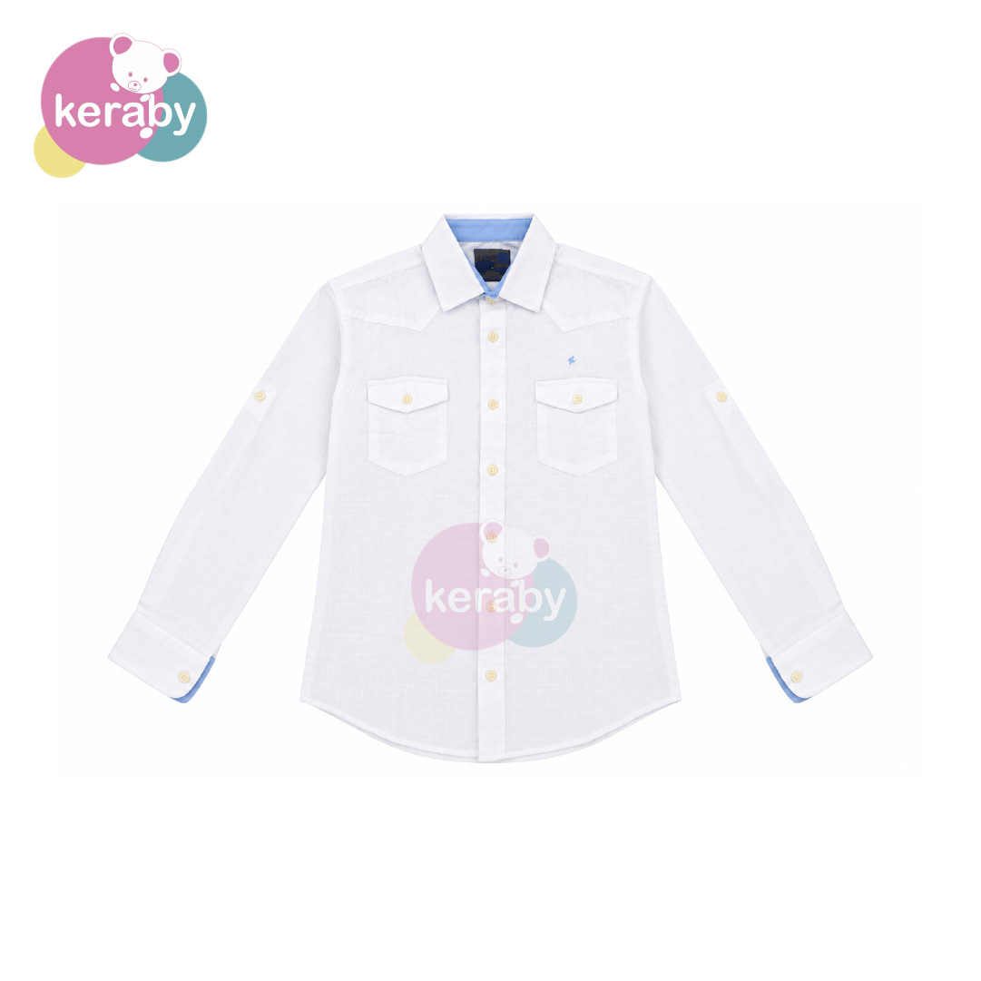 CHEMISE ML BLANC-G4