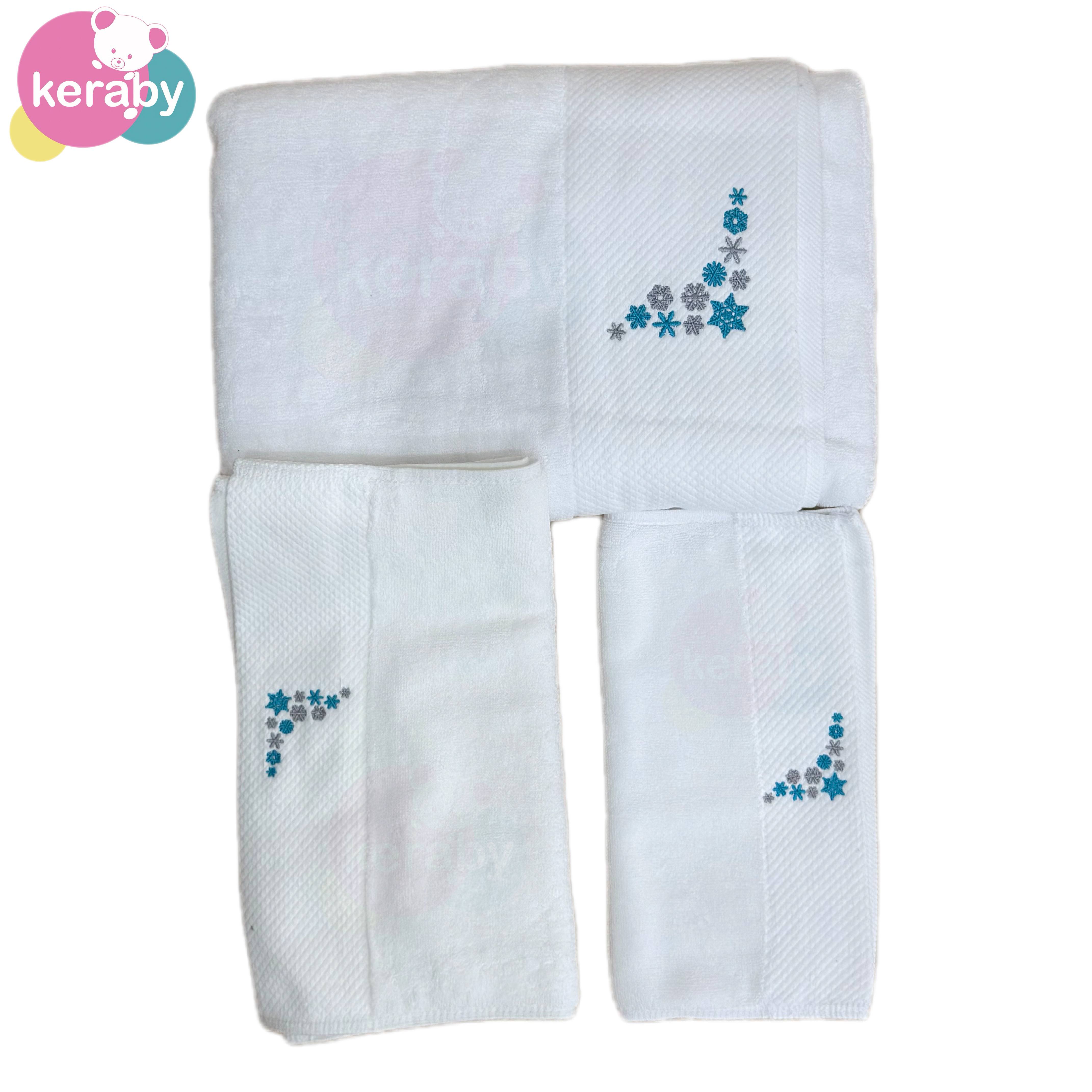 SERVIETTE LOT DE 3-SM2