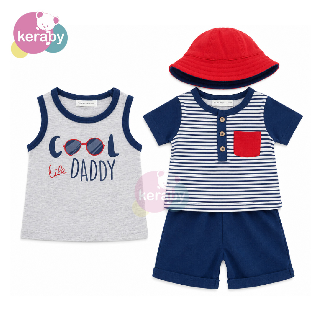 ENSEMBLE BEBE 4PCS WILLOW GARCON-G1