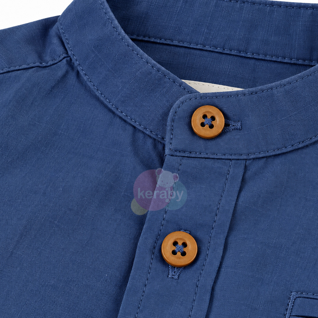 CHEMISE ML BLEU-G3 — photo 2