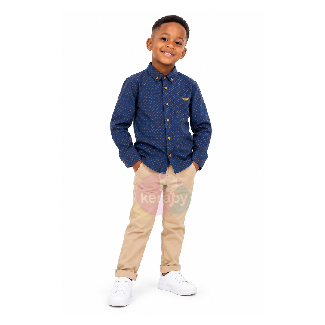 CHEMISE ML BLEU-G6 — photo 5