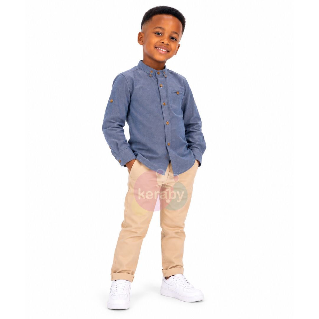 CHEMISE ML BLEU-G8 — photo 4
