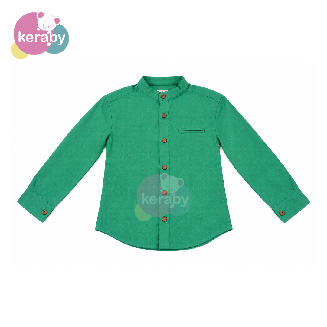 CHEMISE ML VERT-G5