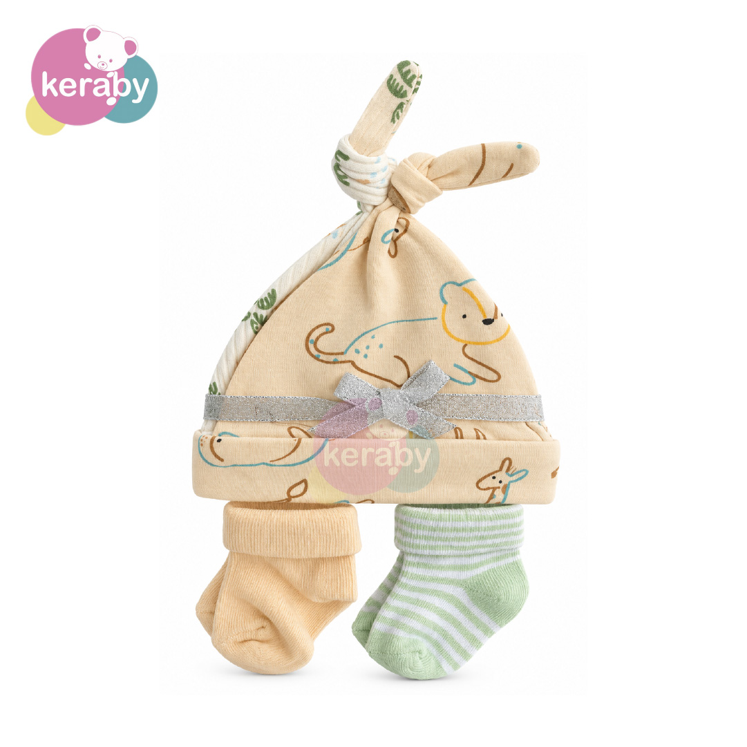 BONNET LOT DE 2+ 4 CHAUSSON CHATON