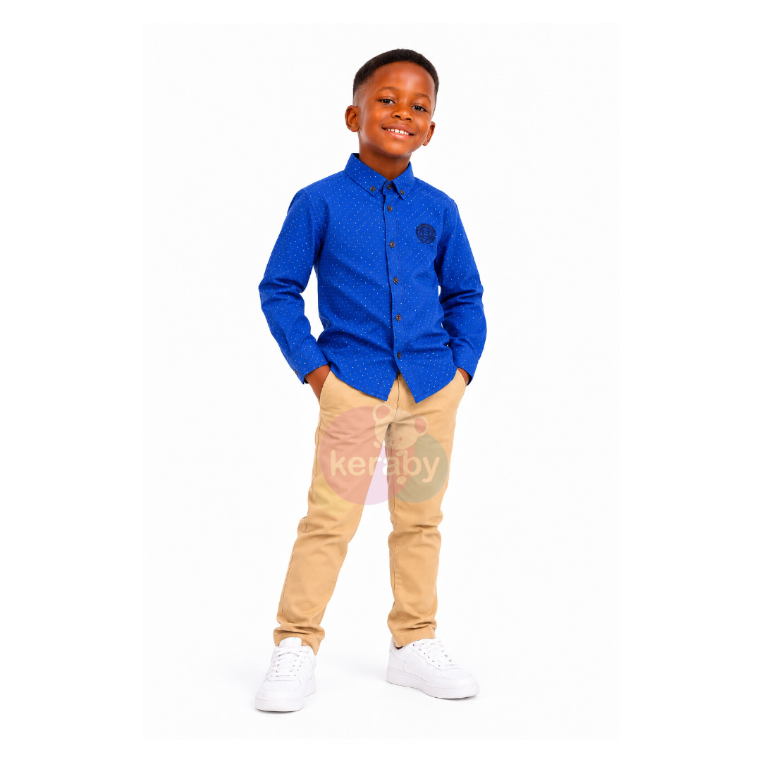 CHEMISE ML BLEU-G9 — photo 3