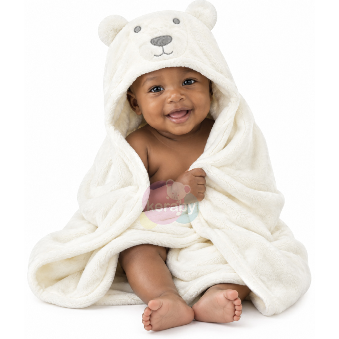 COUVERTURE A CAPUCHE VELOUR — photo 3