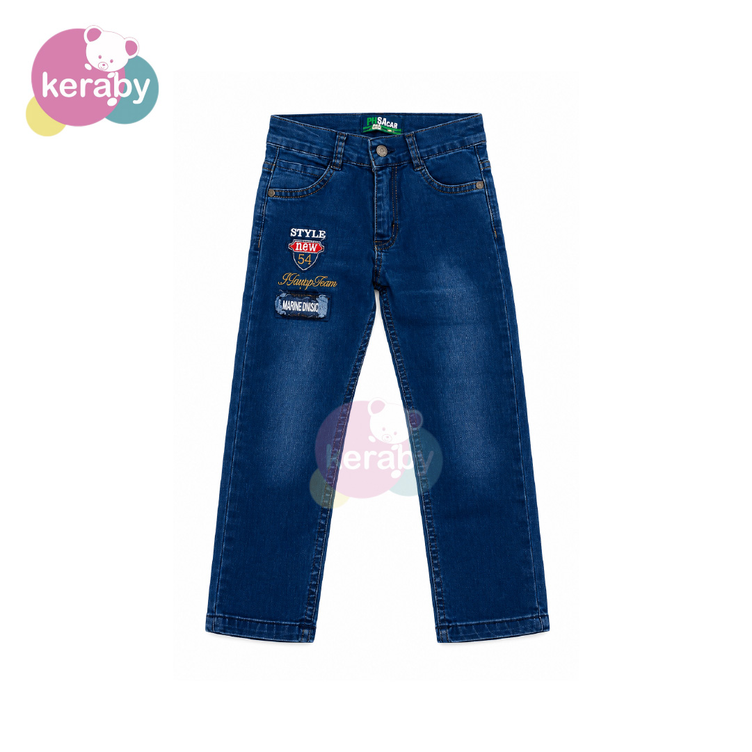 PANTALON JEANS BLEU-G5