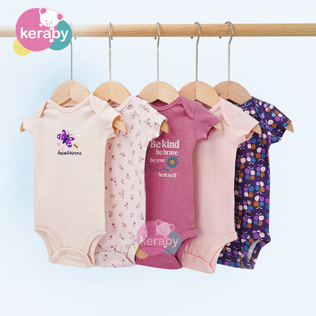 BODY MANCHE COURTE LOT DE 5 FILLE-F8