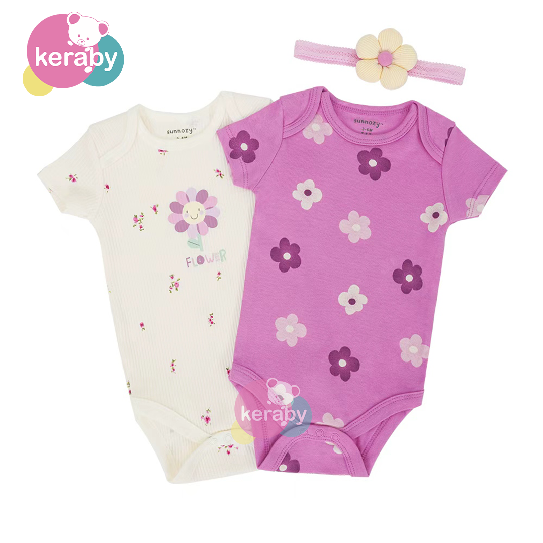 BODY LOT DE 2 +BANDO HELLO FLOWER
