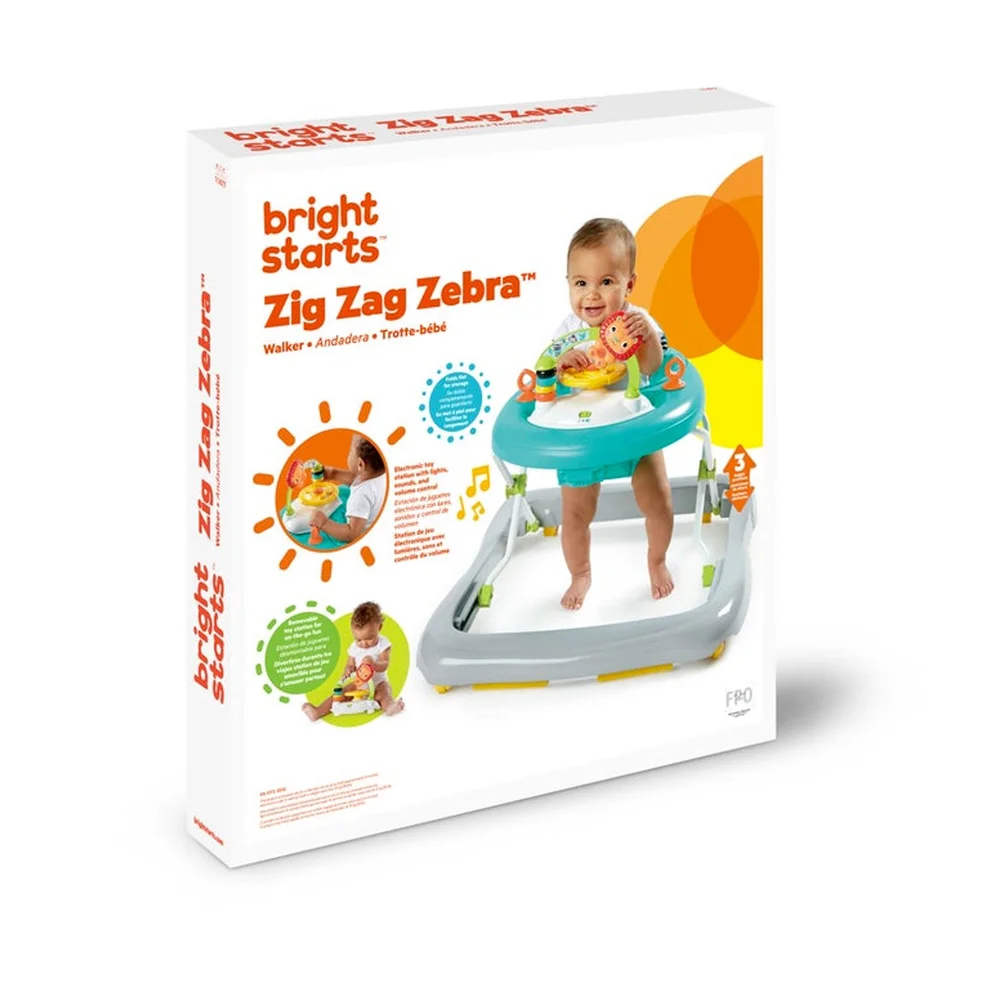 YOUPALA BRIGHT STARTS ZIG ZAG ZEBRA