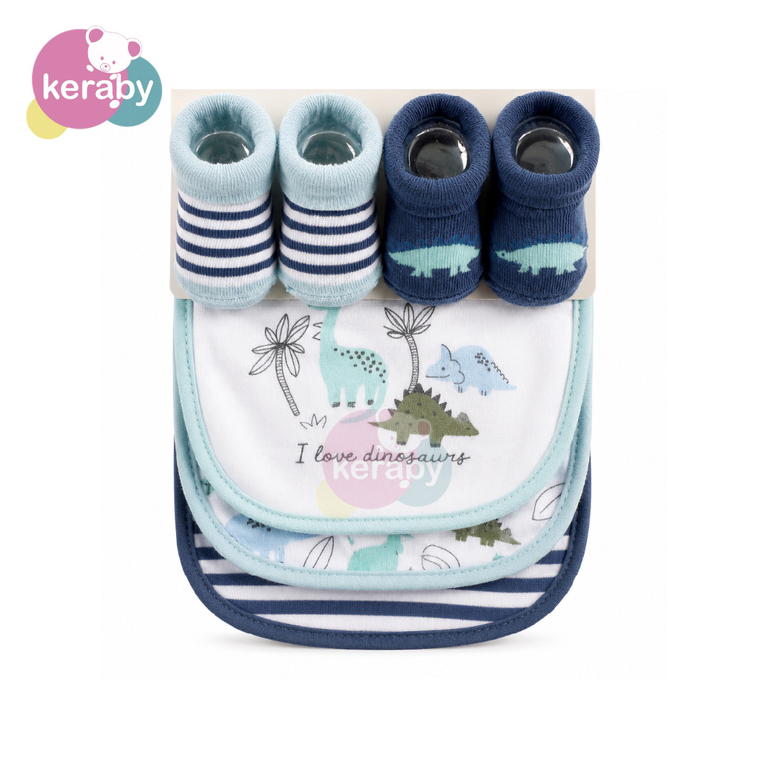BAVOIR LOT DE 3 + 4 CHAUSSON GARÇON-G3