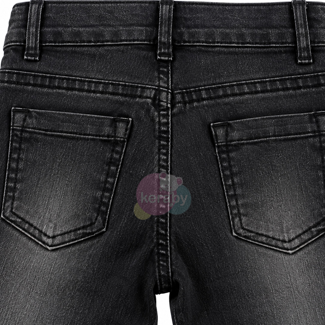 PANTALONS JEANS NOIR-G1 — photo 3