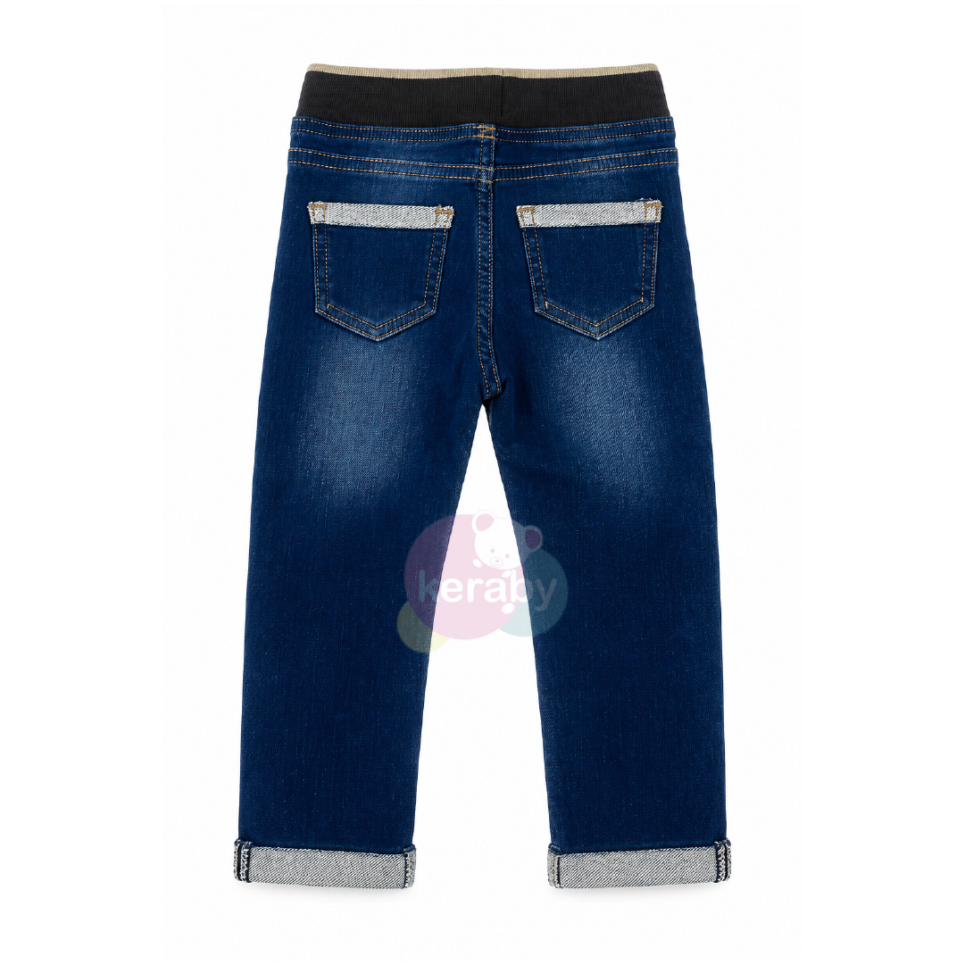 PANTALON JEANS BLEU-G4 — photo 2