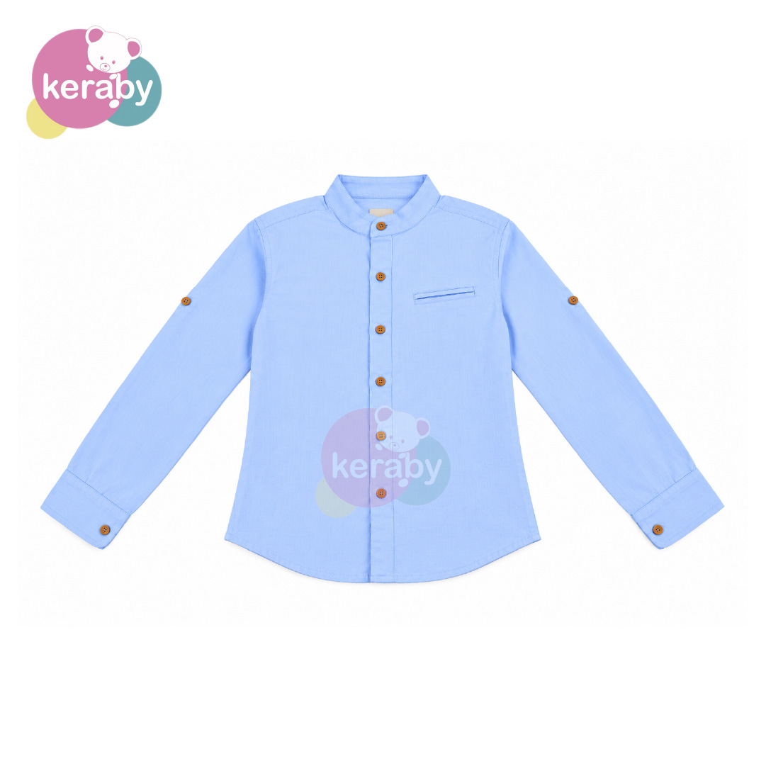 CHEMISE ML BLEU CIEL-G3
