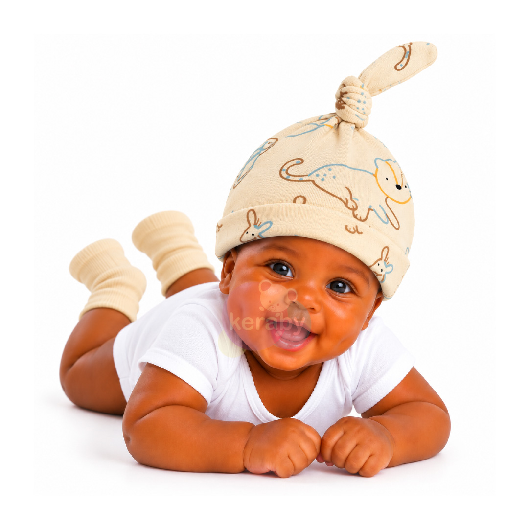 BONNET LOT DE 2+ 4 CHAUSSON CHATON — photo 3