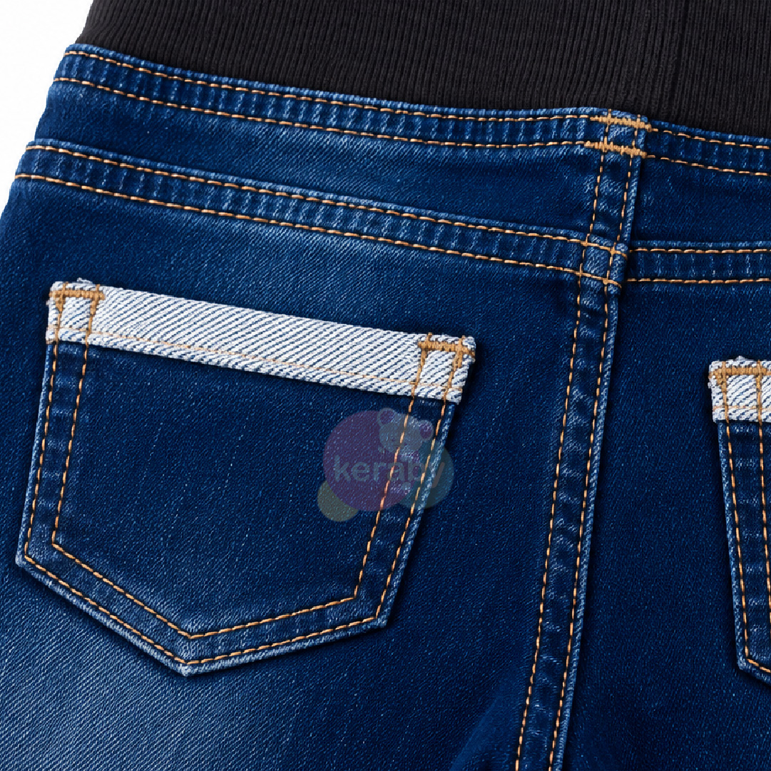 PANTALON JEANS BLEU-G4 — photo 3