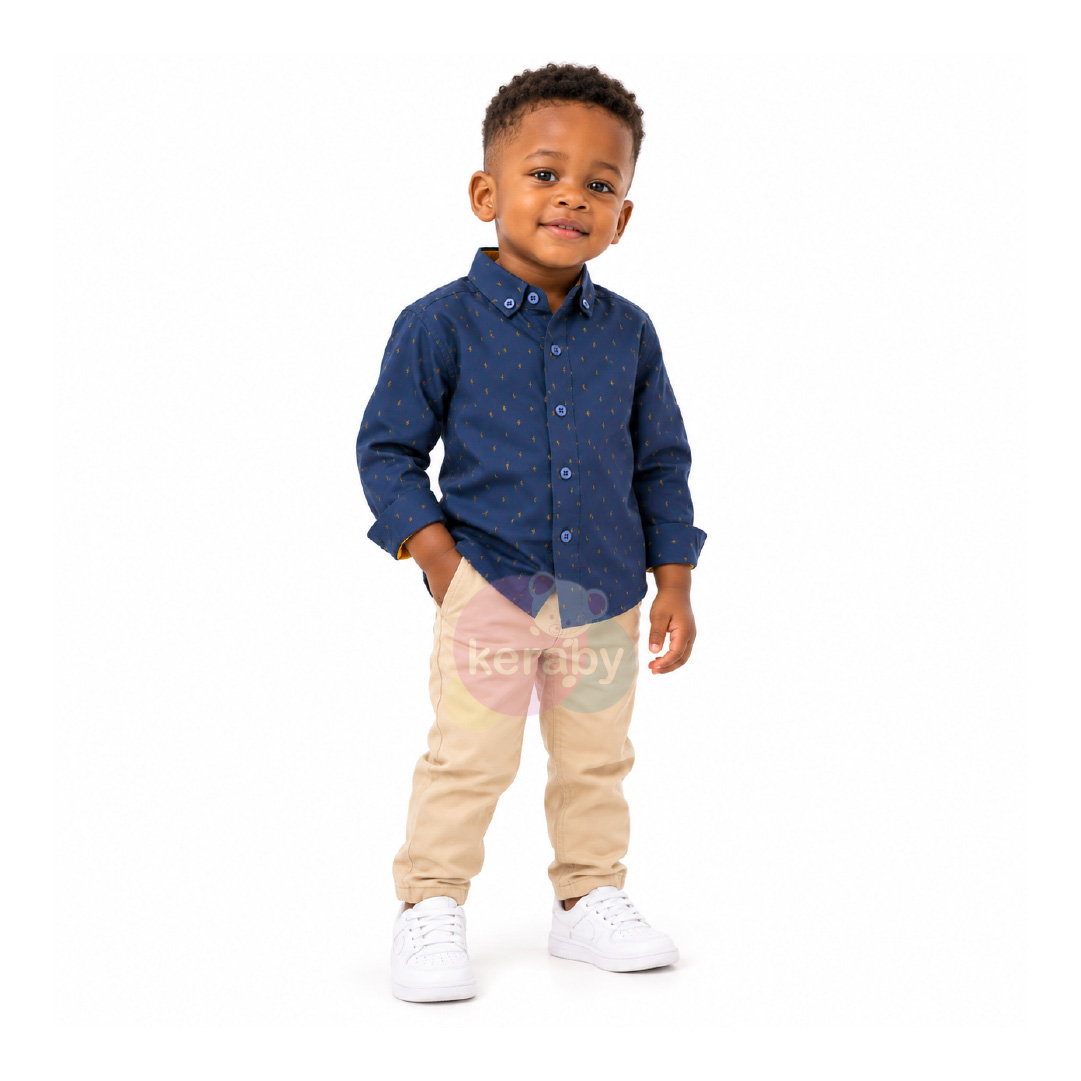 CHEMISE ML BLEU-G4 — photo 4