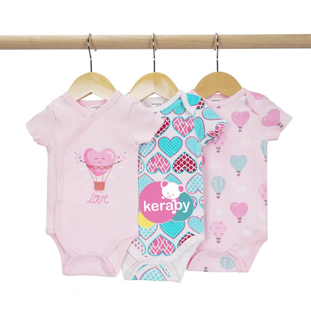 BODY MANCHE COURTE LOT DE 3 FILLE-F12