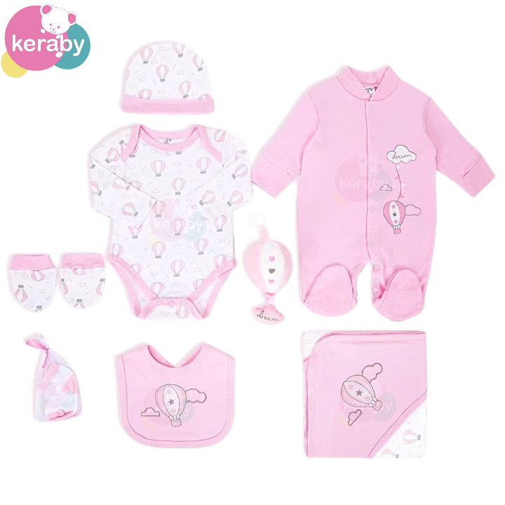 KIT DE NAISSANCE 8PCS FILLE-F6