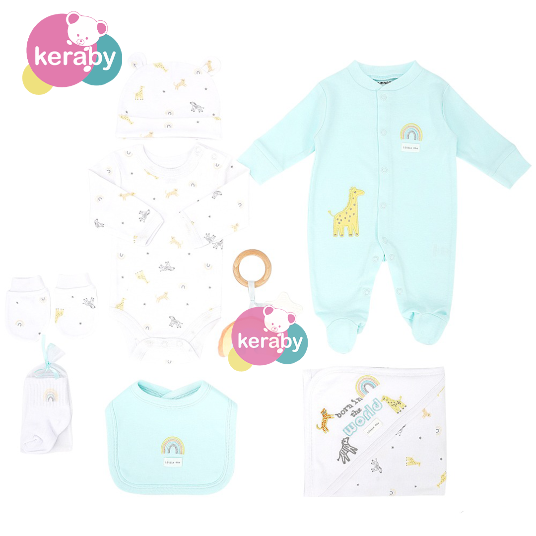 KIT DE NAISSANCE 8PCS BORN IN THE WORLD