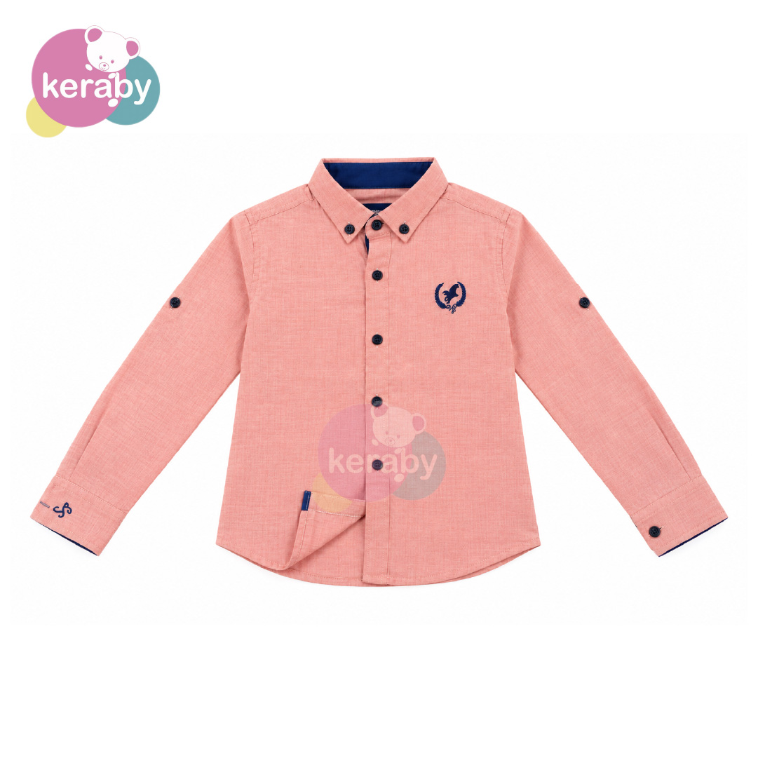 CHEMISE ML SAUMON
