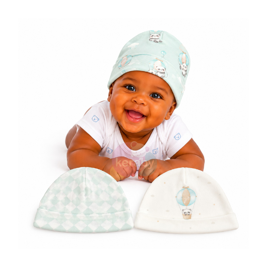 BONNET LOT DE 3 MONTGOLFIERE — photo 3