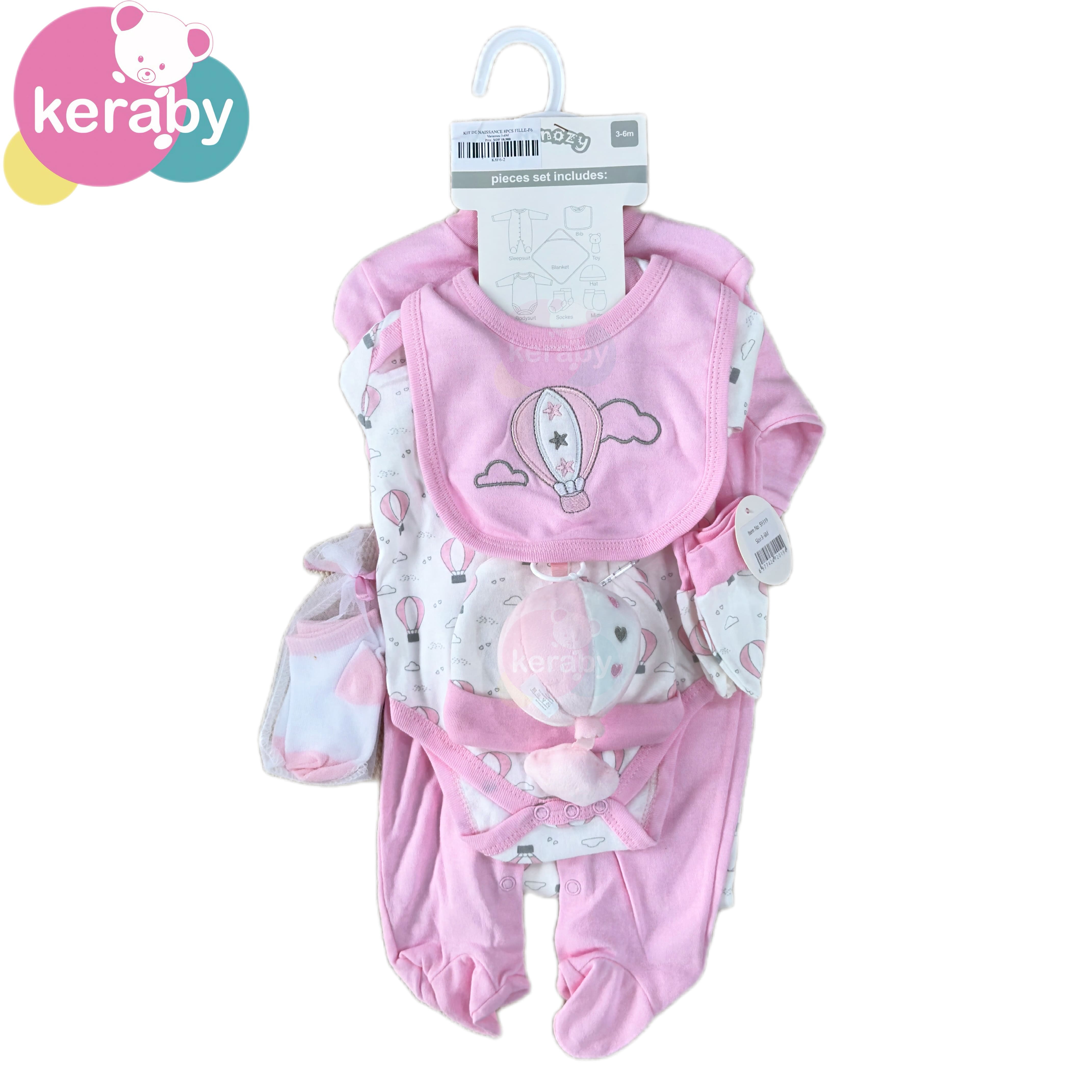 KIT DE NAISSANCE 8PCS FILLE-F6 — photo 2