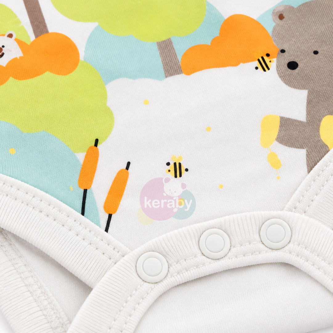 BODY DEMEMBRE PANDA MULTICOLOR LOT DE 3  (VERT) — photo 2