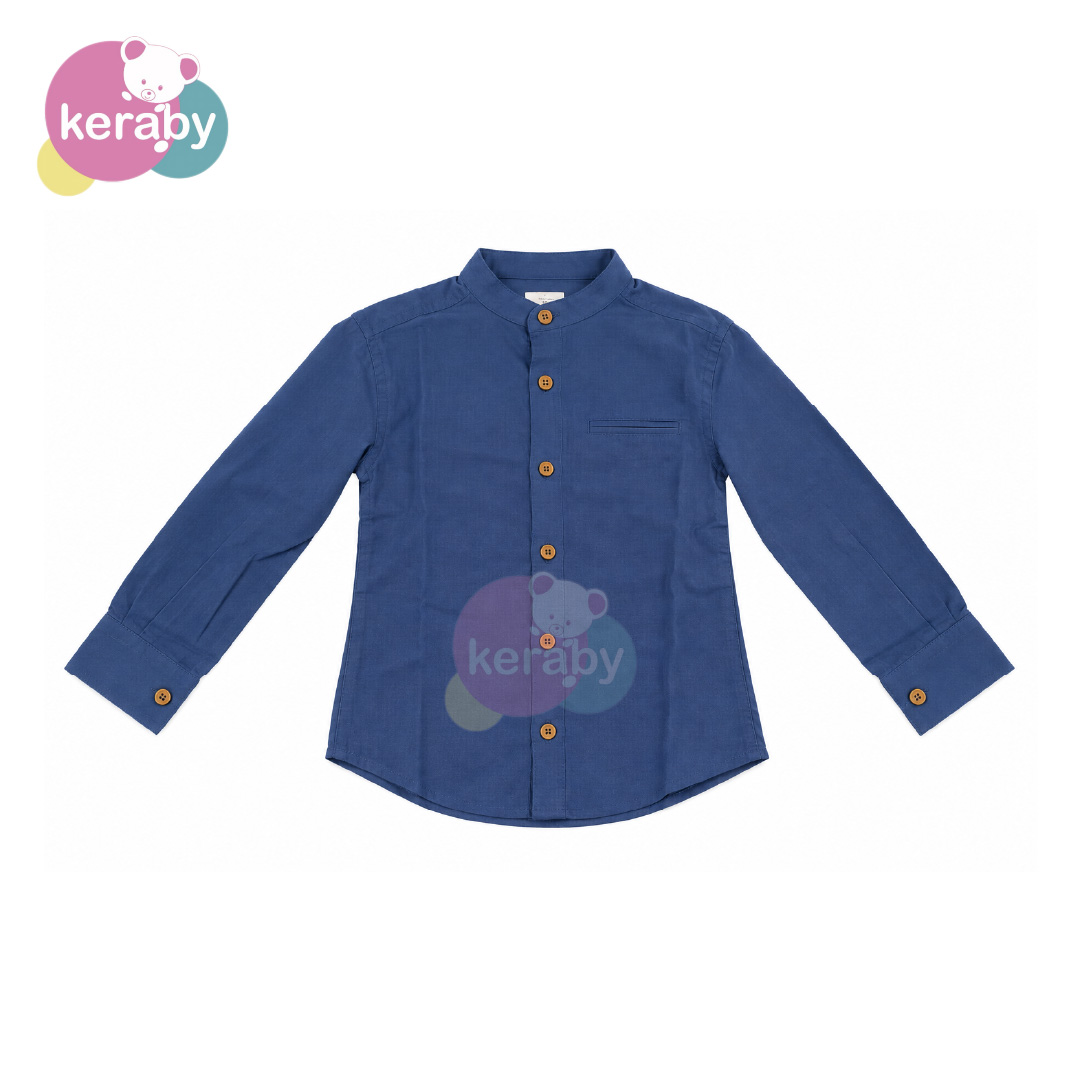 CHEMISE ML BLEU-G3