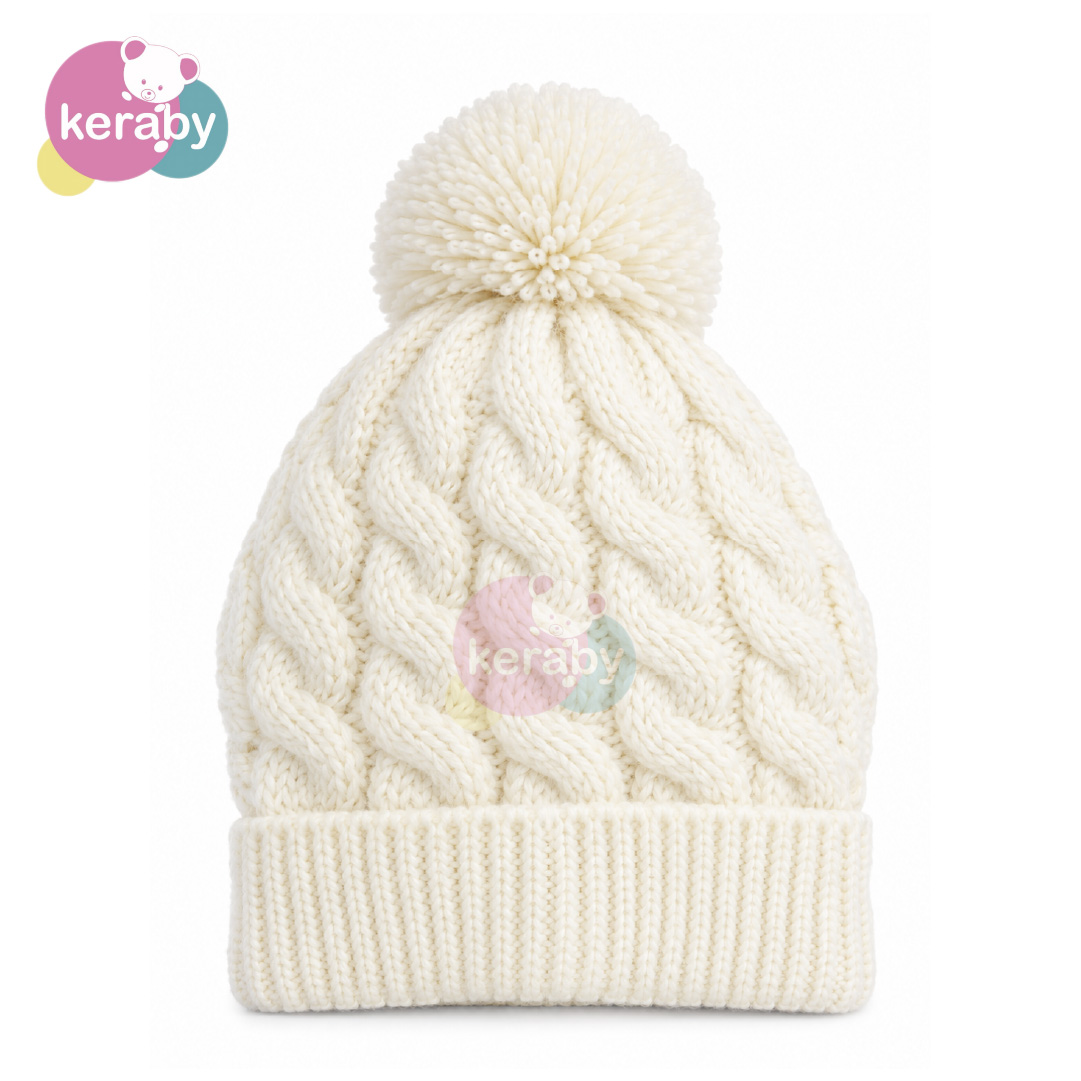 BONNET LAINE AVEC 1 PONPON-BG2 — photo 10