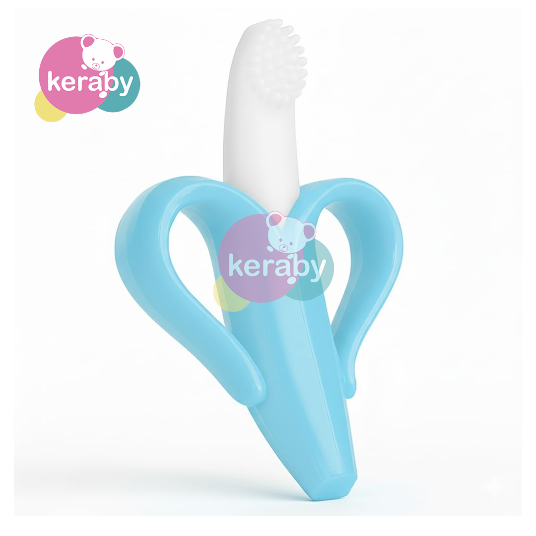 ANNEAU DE DENTITION SILICONE BANANE — photo 2