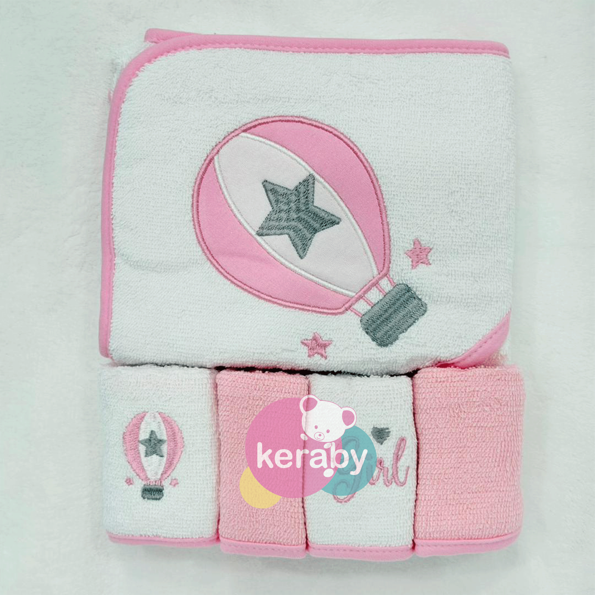 SORTIE DE BAIN  AVEC 4 GANTS -SB6 — photo 2