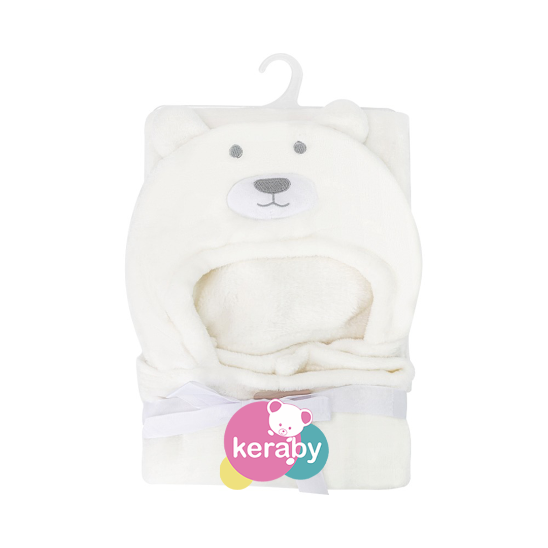 COUVERTURE A CAPUCHE VELOUR — photo 2